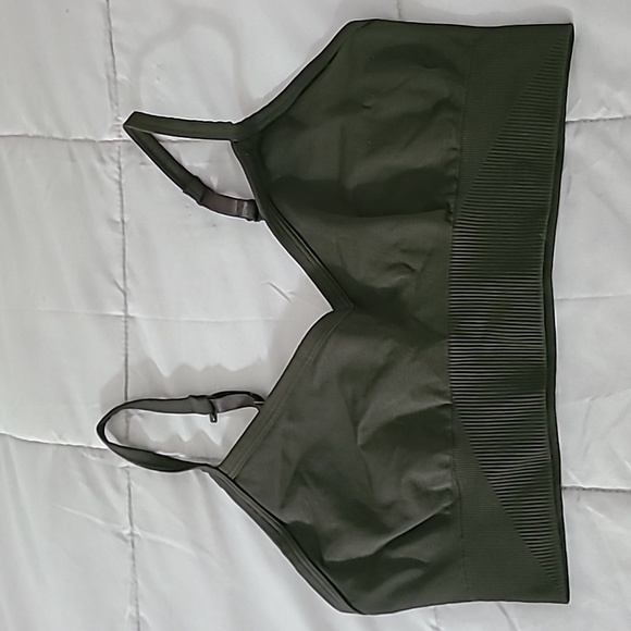 lululemon athletica Other - Lululemon Ebb To Street Bra C/D Cup in Olive Green